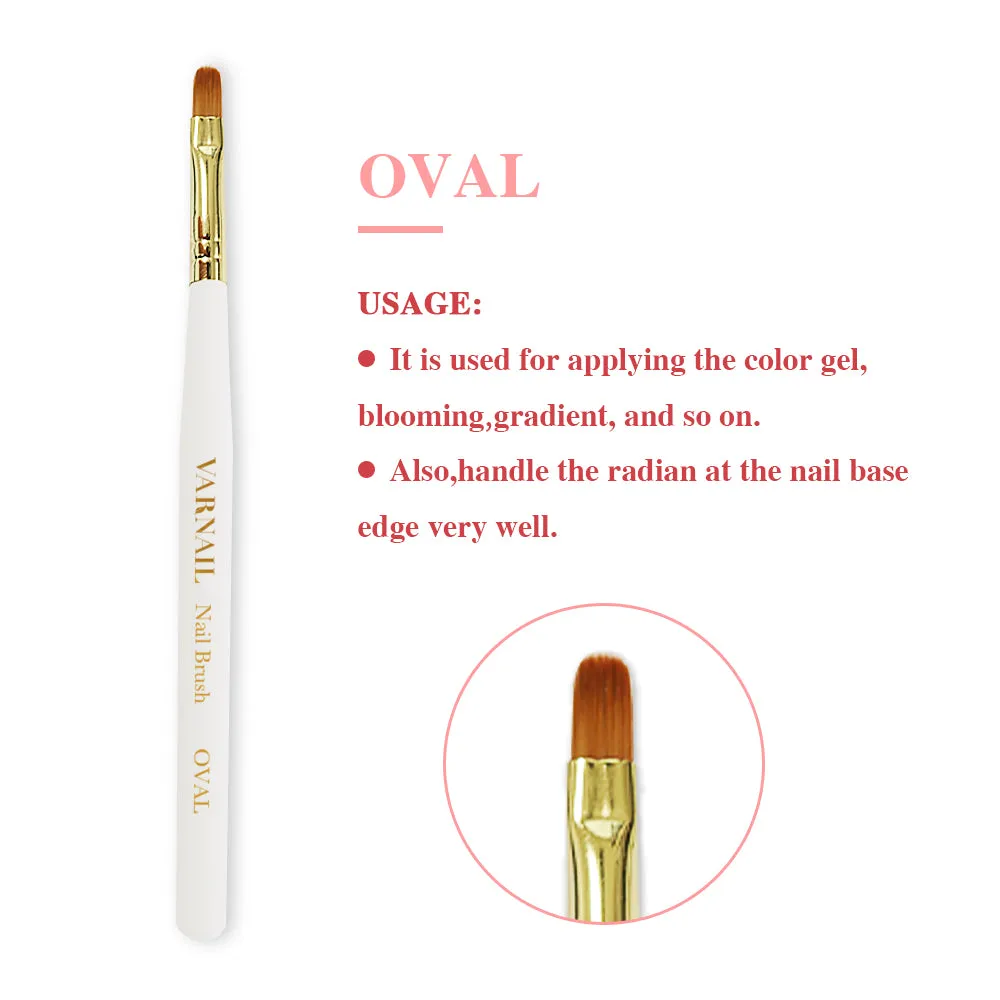 Soft Oval UV Gel Nail Brush