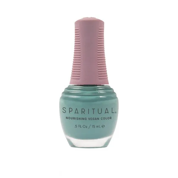 Sparitual Nourishing Lacquer Polish - Nature Bathing - Seafoam Creme - 15ML