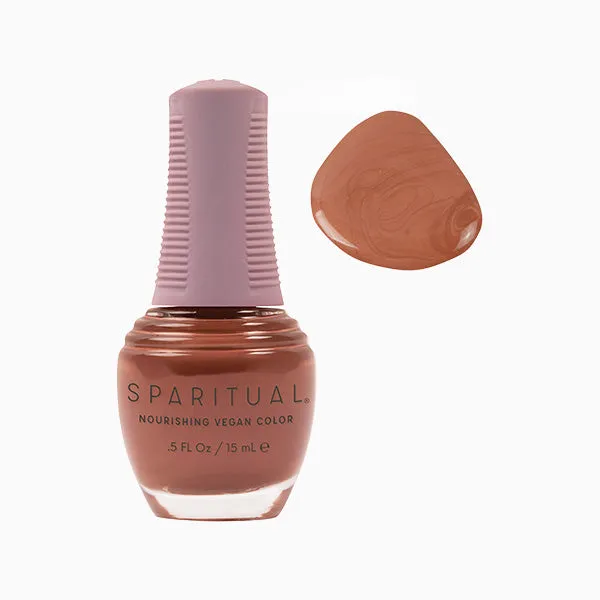 Sparitual Nourishing Lacquer Polish - Open Hearted - Copper Shimmer - 15ML