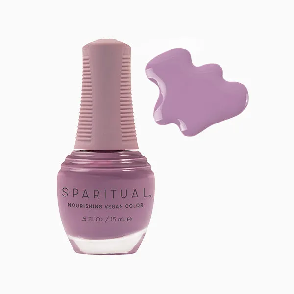 Sparitual Nourishing Lacquer Polish - Poetry In Motion - Light Purple Creme - 15ML